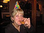 ein Gl�schen Sekt zum Auftakt