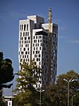 modernes Hochhaus in Tirana