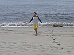Konrad am Strand von Lima