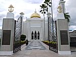 eine der beiden gro�en Moscheen in Brunei