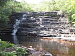 unsere Wasserfall bei Vale do Paraiso