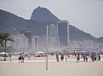 am Strand von Copacabana