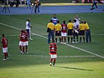 gemeinsames Foto mit Ronaldinho